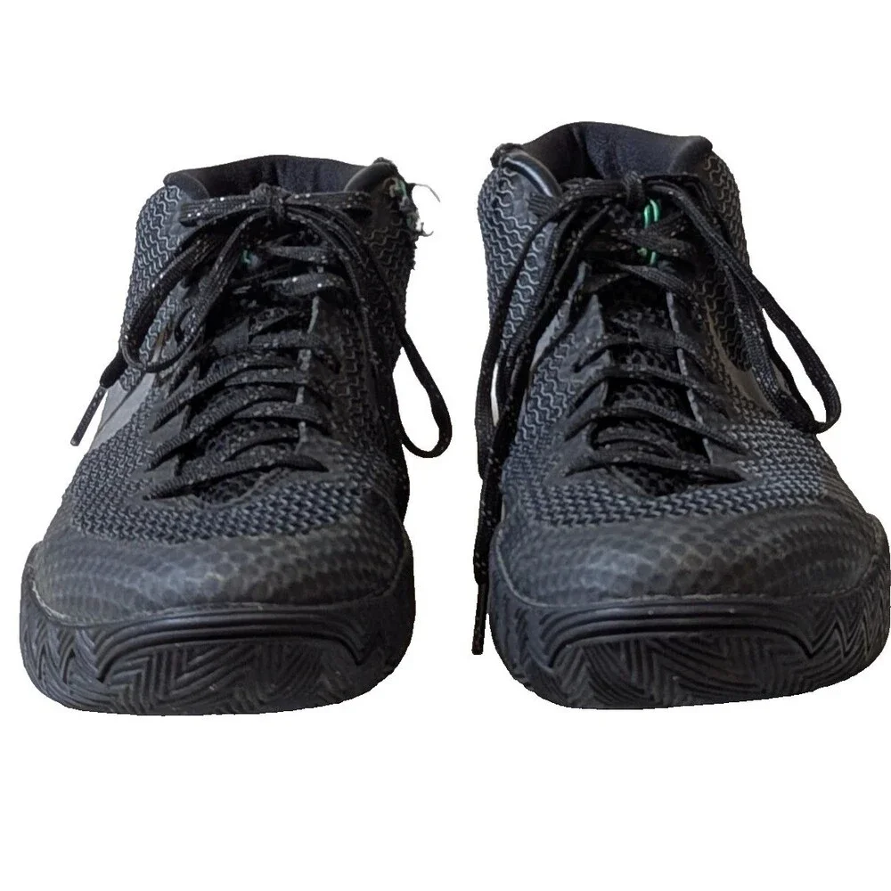 Nike Kyrie 1 Driveway Black Green Glow 705277-001 Mens Size 9 Basketball Shoes